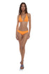 Luli Fama Wavy Baby Triangle Halter Top